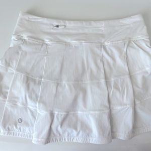 Lululemon Pace Rival Mid Rise Skirt Long